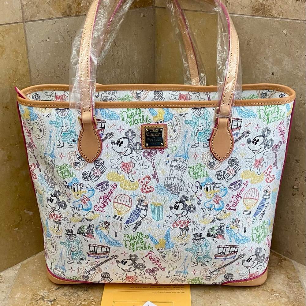 RARE: Dooney Disney “Walk in the Park” Tote